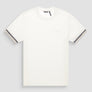 T-SHIRT REGULAR FIT DE PUNTO DE ALGODÓN PURO CON MONOGRAMA ESTAMPADO