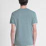 T-SHIRT REGULAR FIT DE PUNTO DE ALGODÓN PURO CON MONOGRAMA ESTAMPADO
