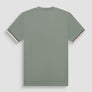 T-SHIRT REGULAR FIT DE PUNTO DE ALGODÓN PURO CON MONOGRAMA ESTAMPADO