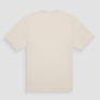 T-SHIRT RELAXED FIT DE PUNTO DE ALGODÓN PURO CON ESTAMPADO MINIMALISTA Y LOGOTIPO EN LA PARTE TRASERA