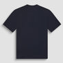 T-SHIRT RELAXED FIT DE PUNTO DE ALGODÓN PURO CON ESTAMPADO MINIMALISTA Y LOGOTIPO EN LA PARTE TRASERA