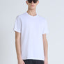 T-SHIRT RELAXED DE PUNTO DE ALGODÓN CON LOGOTIPO EN RELIEVE TONO SOBRE TONO