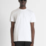 T-SHIRT REGULAR FIT DE PUNTO DE ALGODÓN 100 % CON CUELLO ACANALADO Y MONOGRAMA A JUEGO