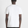T-SHIRT REGULAR FIT DE PUNTO DE ALGODÓN 100 % CON CUELLO ACANALADO Y MONOGRAMA A JUEGO