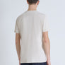 T-SHIRT REGULAR FIT DE PUNTO DE ALGODÓN 100 % CON CUELLO ACANALADO Y MONOGRAMA A JUEGO