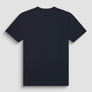 T-SHIRT REGULAR FIT DE PUNTO DE ALGODÓN 100 % CON CUELLO ACANALADO Y MONOGRAMA A JUEGO