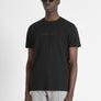 T-SHIRT REGULAR FIT DE PUNTO DE ALGODÓN 100 % CON CUELLO ACANALADO Y MONOGRAMA A JUEGO