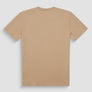 T-SHIRT REGULAR FIT DE PUNTO DE ALGODÓN PURO DE COLOR LISO CON LOGOTIPO EN RELIEVE TONO SOBRE TONO