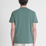 T-SHIRT REGULAR FIT DE PUNTO DE ALGODÓN PURO DE COLOR LISO CON LOGOTIPO EN RELIEVE TONO SOBRE TONO