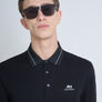 POLO REGULAR FIT DE PUNTO DE ALGODÓN CON PARCHE CON EL LOGOTIPO EN CONTRASTE