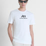 T-SHIRT REGULAR FIT DE JERSEY DE ALGODÓN CON LOGO ESTAMPADO