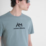 T-SHIRT REGULAR FIT DE JERSEY DE ALGODÓN CON LOGO ESTAMPADO