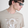 T-SHIRT REGULAR FIT DE ALGODÓN JERSEY CON ESTAMPADO