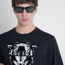 T-SHIRT REGULAR FIT DE ALGODÓN JERSEY CON ESTAMPADO