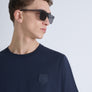 T-SHIRT REGULAR FIT DE PUNTO DE ALGODÓN CON ESTAMPADO DE TIGRE EN RELIEVE
