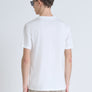 T SHIRT REGULAR FIT DE PUNTO DE ALGODÓN CON LOGOTIPO DE COLOR LISO