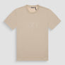 T SHIRT REGULAR FIT DE PUNTO DE ALGODÓN CON LOGOTIPO DE COLOR LISO