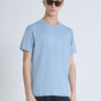 TSHIRT REGULAR FIT DE PUNTO DE ALGODÓN CON LOGOTIPO DE COLOR LISO