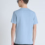TSHIRT REGULAR FIT DE PUNTO DE ALGODÓN CON LOGOTIPO DE COLOR LISO