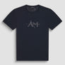 T SHIRT REGULAR FIT DE PUNTO DE ALGODÓN CON LOGOTIPO DE COLOR LISO