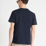 T SHIRT REGULAR FIT DE PUNTO DE ALGODÓN CON LOGOTIPO DE COLOR LISO