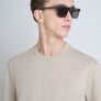 T-SHIRTRELAXED FIT DE ALGODÓN CON MONOGRAMA DEL LADO DEL CORAZÓN