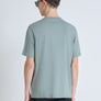 T-SHIRT RELAXED FIT DE ALGODÓN CON MONOGRAMA DEL LADO DEL CORAZÓN