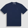 T-SHIRT RELAXED FIT DE ALGODÓN CON MONOGRAMA DEL LADO DEL CORAZÓN