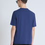 T-SHIRT RELAXED FIT DE ALGODÓN CON MONOGRAMA DEL LADO DEL CORAZÓN