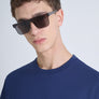 T-SHIRT RELAXED FIT DE ALGODÓN CON MONOGRAMA DEL LADO DEL CORAZÓN