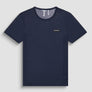 T-SHIRT REGULAR FIT EN TEJIDO DE ALGODÓN CON PARCHE DE GOMA CON EL LOGOTIPO