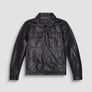 CHAQUETA SLIM FIT DE CUERO