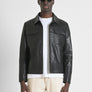 CHAQUETA SLIM FIT DE CUERO