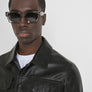 CHAQUETA SLIM FIT DE CUERO