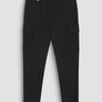 PANTALÓN VERDE MILITAR SKINNY FIT DE ALGODÓN ELÁSTICO