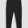 PANTALÓN VERDE MILITAR SKINNY FIT DE ALGODÓN ELÁSTICO