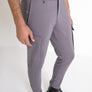 PANTALÓN GRIS SKINNY FIT DE ALGODÓN ELÁSTICO