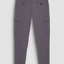 PANTALÓN GRIS SKINNY FIT DE ALGODÓN ELÁSTICO