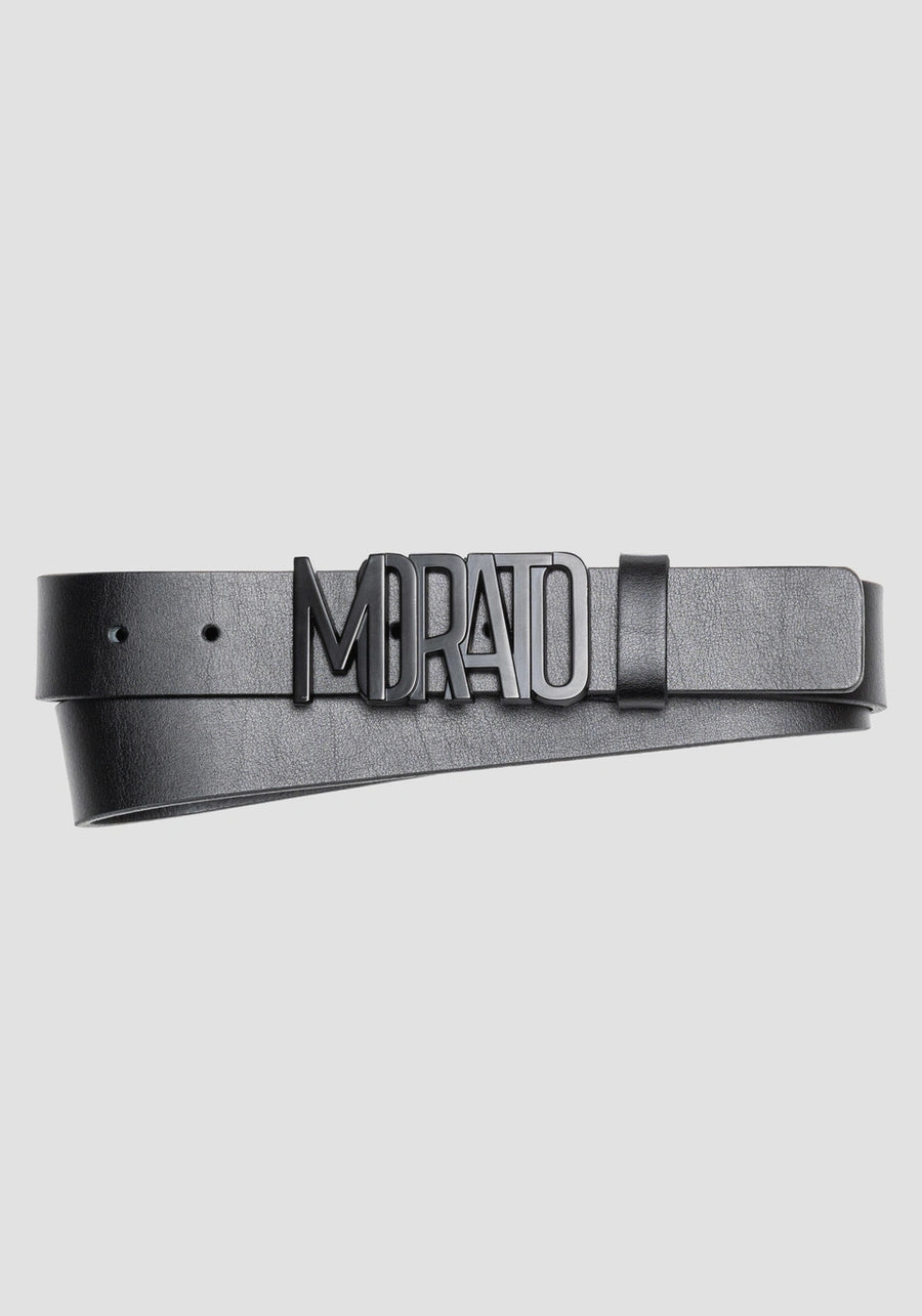 CINTURON DE PIEL CON PLACA