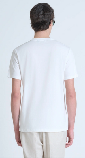 T-SHIRT REGULAR FIT DE ALGODÓN JERSEY CON LOGOTIPO DE CORCHO ESTAMPADO