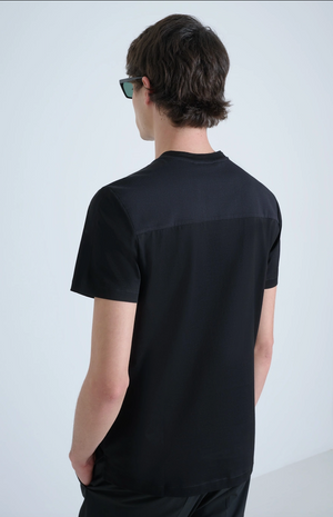 T-SHIRT REGULAR FIT EN TEJIDO DE ALGODÓN JERSEY CON LOGOTIPO DE ESPUMA
