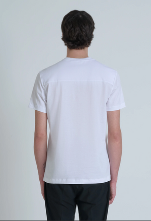 T-SHIRT REGULAR FIT EN TEJIDO DE ALGODÓN JERSEY CON LOGOTIPO DE ESPUMA