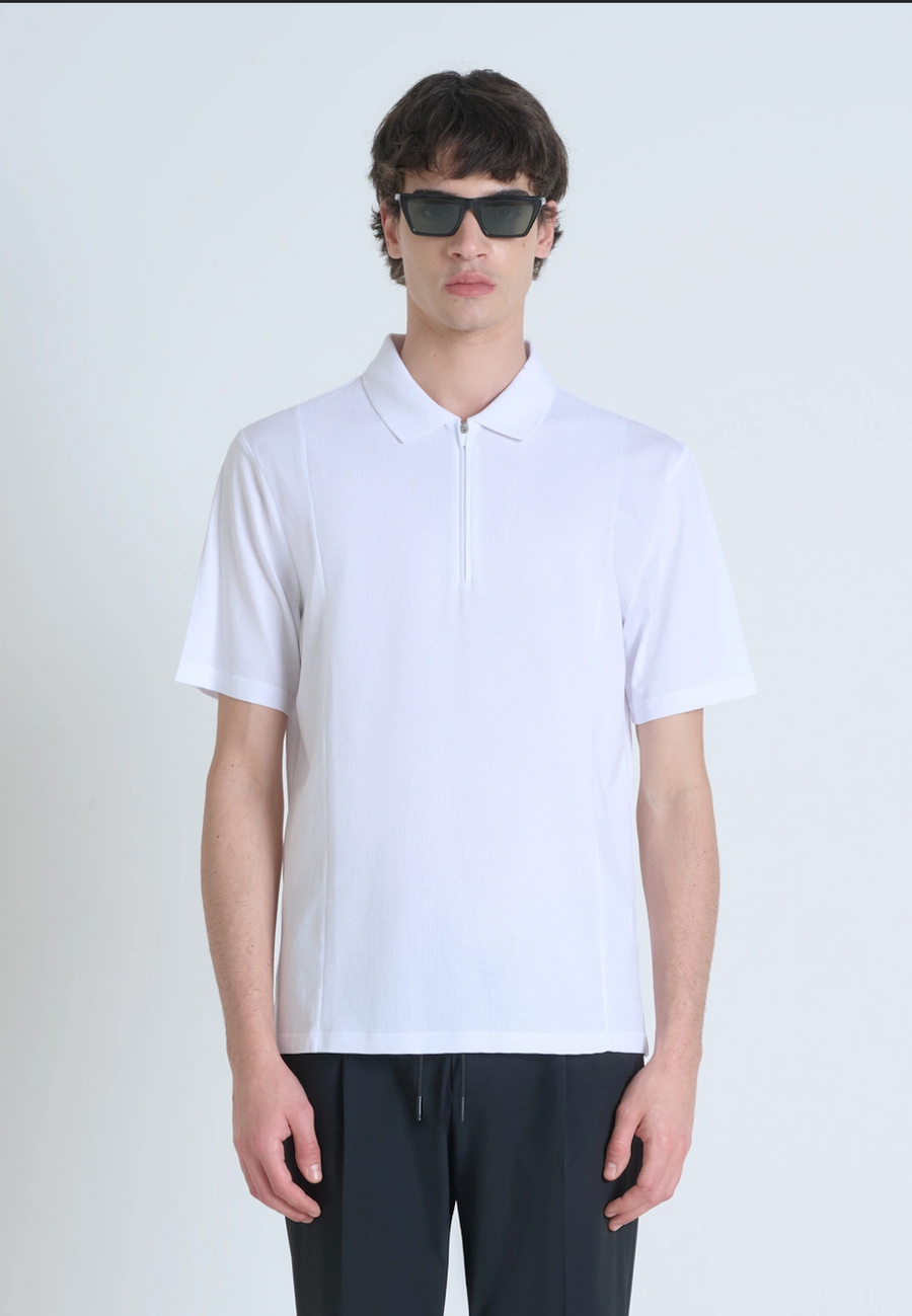 POLO REGULAR FIT DE PIQUÉ DE ALGODÓN CON CUELLO Y PUÑOS EN CONTRASTE
