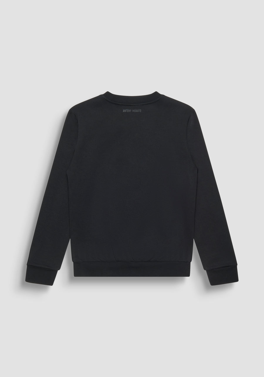 SUDADERA REGULAR FIT DE MEZCLA DE ALGODÓN Y ESTAMPADO «MICKEY MOUSE»