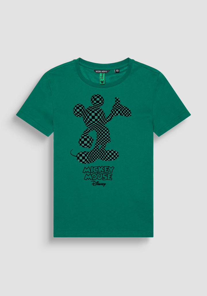 T-SHIRT REGULAR FIT IN JERSEY CON ESTAMPADO DE MICKEY