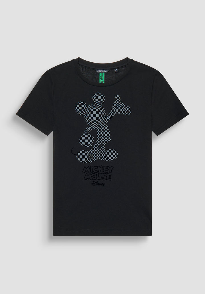 T-SHIRT REGULAR FIT IN CON ESTAMPADO DE MICKEY