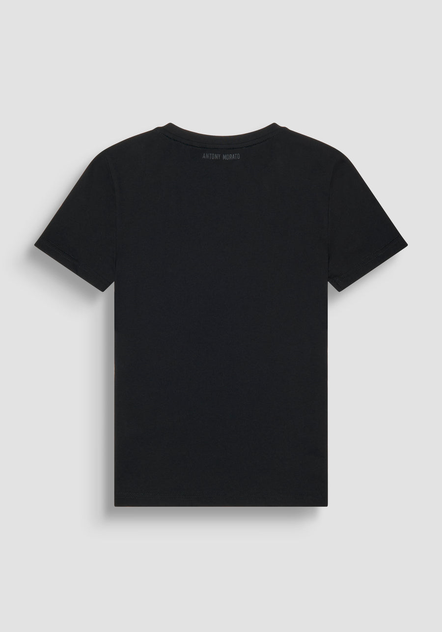 T-SHIRT REGULAR FIT IN CON ESTAMPADO DE MICKEY