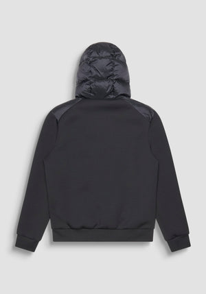 CHAQUETA SLIM FIT DE NAILON NEGRO