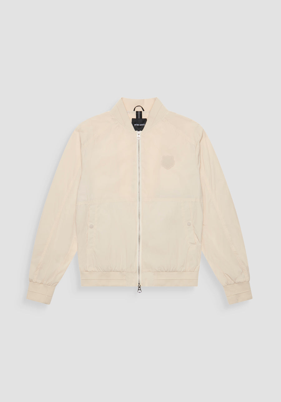 CHAQUETA REGULAR FIT DE NAILON SHIOZE CON PARCHE DE TIGRE