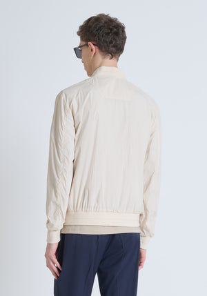 CHAQUETA REGULAR FIT DE NAILON SHIOZE CON PARCHE DE TIGRE